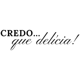 😋 CREDO...que delicia! frase, delícia, credo, português telegram sticker