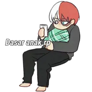 @luxiever's - Todoroki telegram stickers