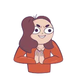 Блуми telegram stickers