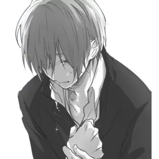😭 anime, sad, crying, manga, emotional, character telegram sticker