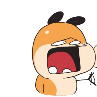 🥺 Hoạt hình, Biểu cảm, Tức giận, Sốc, Chuột hamster telegram sticker