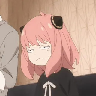 π Anya Forger Spy Γ Family Anime, Gadis, Lucu, Kocak, Spy x Family, Anya, Meme whatsapp sticker