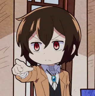 🥀 Anime, Charakter, Chibi, Süß, Fanart whatsapp sticker