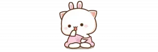 💞 น่ารัก, แมว, กระต่าย, สติกเกอร์, การ์ตูน telegram sticker