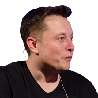 🤔 Elon Musk Elon Musk, Tecnologia, Empreendedor, Negócios, SpaceX, Tesla telegram sticker