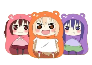 👯‍♀ Anime, Chibi, Personaggi, Carino, Cartoni animati telegram sticker