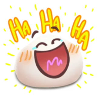 😜 HA HA HA rindo, engraçado, feliz, emoji, desenho animado, alegria telegram sticker