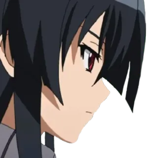 😠 Аниме, Девушка, Манга, Портрет telegram sticker