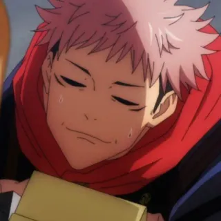 🍂 Yuji Itadori Jujutsu Kaisen Anime, Manga, Yuji Itadori, Jujutsu Kaisen, Charakter, Illustration whatsapp sticker