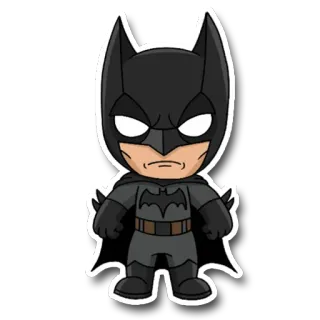 🦇 Batman Batman, superhero, DC Comics, comic book, sticker, cartoon telegram sticker