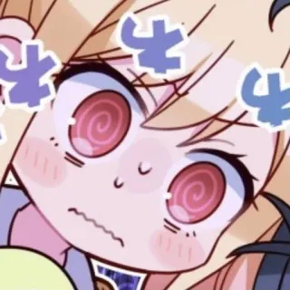 😳 Anime, Mangá, Chibi, Kawaii, Desenho animado, Personagem, Fofo whatsapp sticker