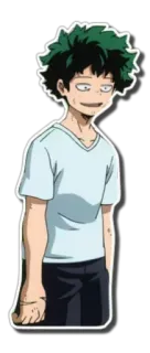 🥺 Izuku Midoriya My Hero Academia anime, manga, my hero academia, izuku midoriya, deku whatsapp sticker