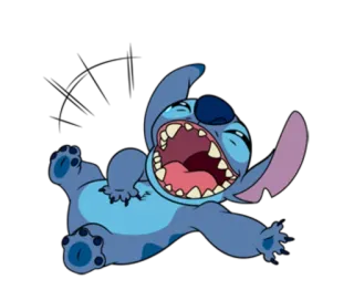 😆 Stitch Lilo & Stitch stitch, lilo, alieno, disney, cartoni animati telegram sticker