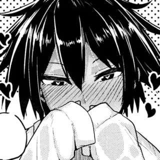 ❤ Anime, Manga, Rubor, Lindo, Shojo, Corazones telegram sticker