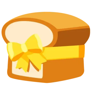 🍞 hadiah, kado, harta, kotak, pita, pita telegram sticker