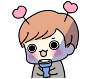 😀 Kartun, Lucu, Cinta, Hati, Emotikon, Stiker, Animasi telegram sticker