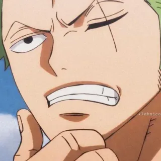 🌽 Zoro One Piece Zoro, One Piece, anime, manga, character, pirate telegram sticker