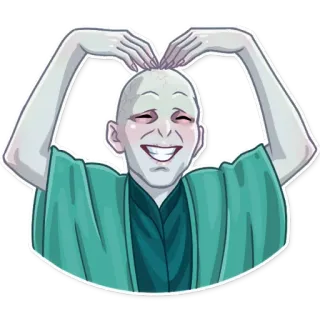 ❤️ Voldemort Harry Potter Harry Potter, Voldemort, villain, magic, fantasy telegram sticker