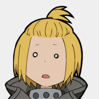 😮 Animé, Personnage, Surpris, Dessin animé telegram sticker