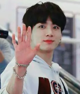 👋 Jungkook kpop, певец, знаменитость, музыка, айдол, волна, корейский whatsapp sticker