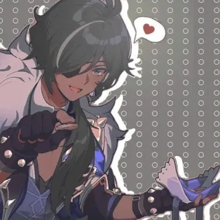 🌟 Kaeya Genshin Impact Anime, Gioco, Genshin Impact, Kaeya, Personaggio, Fan art telegram sticker
