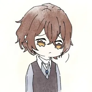 🥺 Anime, Manga, Garçon, Triste, Mignon, Chibi telegram sticker
