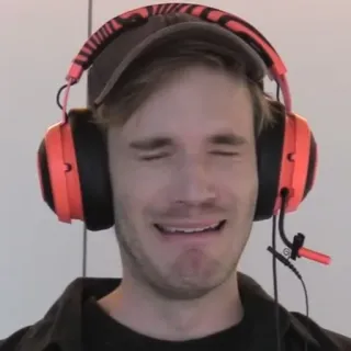 😭 PewDiePie PewDiePie, YouTube, gamer, internet personality, streamer telegram sticker