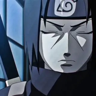 🗡️ Itachi Naruto аниме, наруто, итачи, учиха, манга, ниндзя telegram sticker