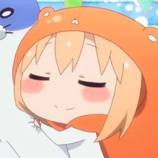 🍤 Umaru Doma Himouto! Umaru-chan umaru, anime, himouto umaru-chan, kawaii, cute, manga, chibi telegram sticker