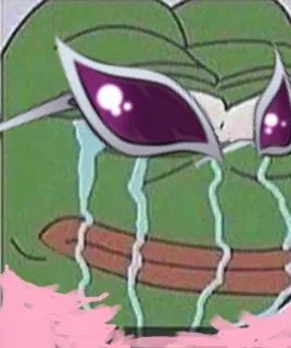 😭 Pepe pepe, sapo, meme, triste, chorando, meme da internet telegram sticker