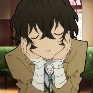 🤗 Osamu Dazai Bungou Stray Dogs Anime, Personagem, Bungo Stray Dogs, Dazai, Osamu Dazai telegram sticker