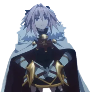 😕 Astolfo Fate/Apocrypha anime, manga, knight, trap telegram sticker