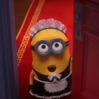 🍌 Minion Despicable Me Minion, Cartoon, Mädchen, lustig, süß telegram sticker
