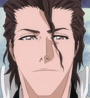 😏 Sosuke Aizen Bleach anime, manga, Aizen, Sosuke, villain telegram sticker