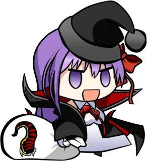 Fate/stay night — Sakura Matou whatsapp stickers