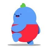 Animated Fat Guy @stickersb2b telegram stickers