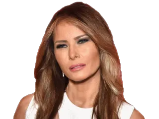 🤔 Melania Trump melania trump, first lady, ritratto, celebrità whatsapp sticker