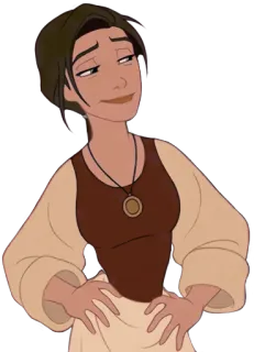 😏 Amelia Treasure Planet Cartone animato, Personaggio, Disney, Amelia, Il pianeta del tesoro telegram sticker