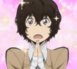 😍 Dazai Bungo Stray Dogs Anime, Personagem, Dazai Osamu, Bungo Stray Dogs, Mangá telegram sticker