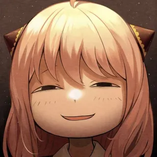 😈 Anya Forger Spy x Family Anime, Charakter, Spy x Family, Anya Forger, Manga, Süß, Cartoon telegram sticker
