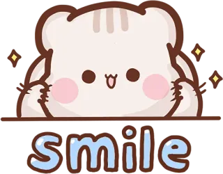 😊 smile smile, cat, cute, happy, positive telegram sticker