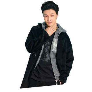 😊 PANCOAT uomo, ritratto, moda, abbigliamento, giacca, k-pop, asiatico telegram sticker