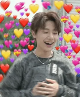 💛 NOISE amour, coeurs, kpop, joyeux, mignon, personne, souriant, pop culture telegram sticker
