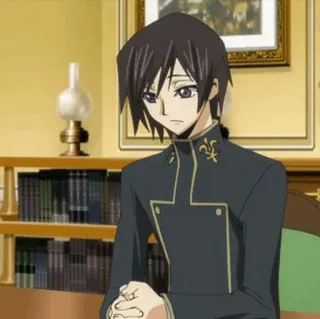 🥀 Lelouch Lamperouge Code Geass Anime, Personaggio, Lelouch, Code Geass whatsapp sticker