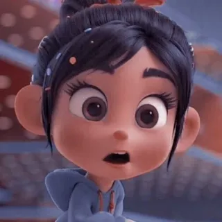 🌼 Vanellope von Schweetz Wreck-It Ralph dibujos animados, animación, disney, personaje, Vanellope, Ralph el demoledor telegram sticker