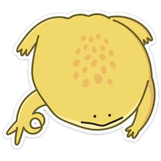 👌 katak, hewan, meme, gestur, tangan, permainan lingkaran, trik whatsapp sticker