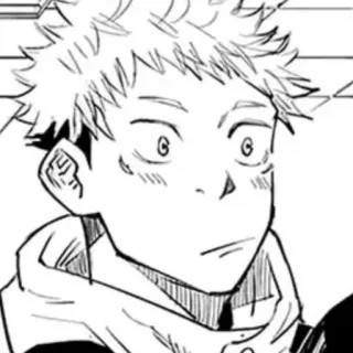 😳 Yuji Itadori Jujutsu Kaisen anime, manga, Yuji Itadori, Jujutsu Kaisen, character, japanese, boy, anime character whatsapp sticker
