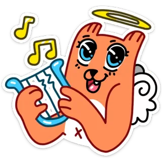 Лис из ВК (Fox от @TgSticker) whatsapp stickers