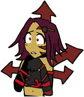 🥺 Anime, Personaggio, Illustrazione, Cartone animato, Fantasy telegram sticker