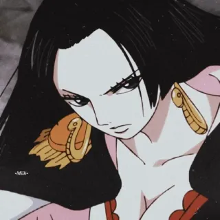 🖤 Boa Hancock One Piece anime, manga, one piece, boa hancock, waifu telegram sticker